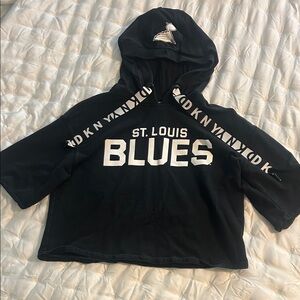 Women’s Cropped Black Hoodie Top